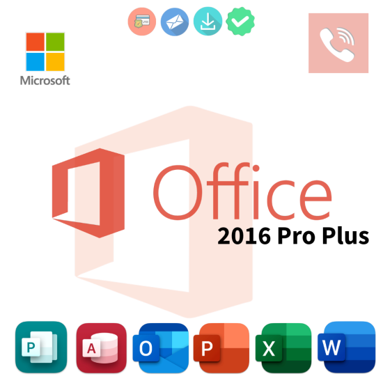 Office 2016 Pro Plus 1PC [Activate by Phone]