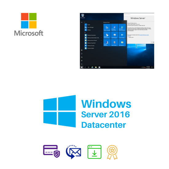 Windows Server 2016 Datacenter 2PC