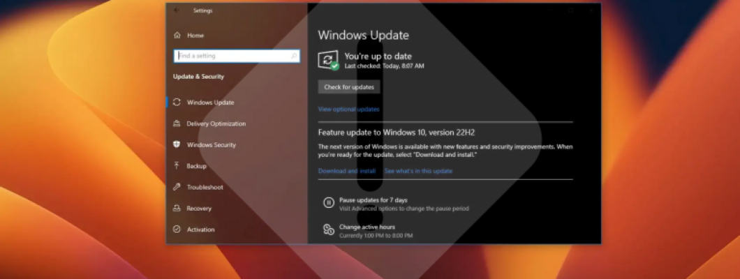 Attention! All Windows 10 users will force to upgrade to 'version 22H2' next month