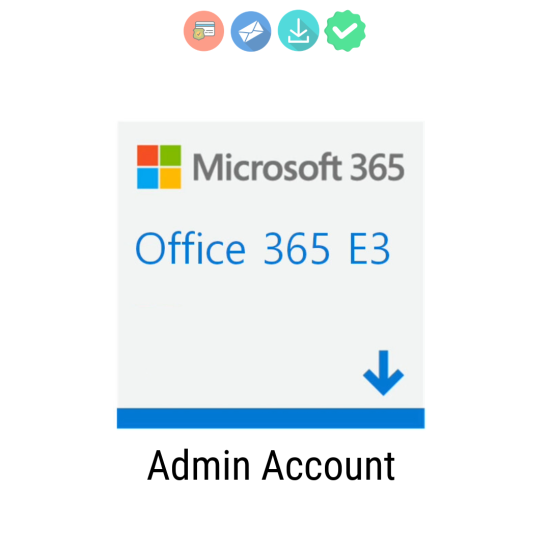 Microsoft Office 365 E3 5 User Admin Account