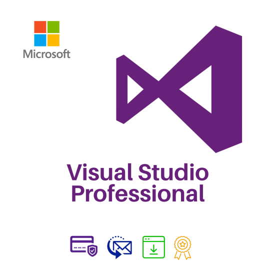 Visual Studio 2022 Professional 5PC [Retail Online]