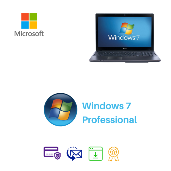 Windows 7 Professional SP1 20PC [Retail Online]