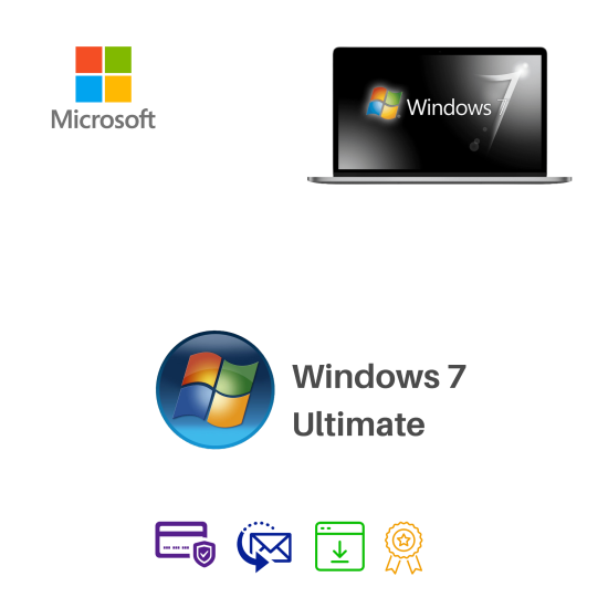 Windows 7 Ultimate SP1 5PC [Retail Online]