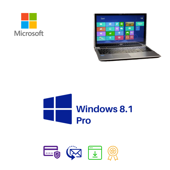 Windows 8.1 Pro 5PC [Retail Online]