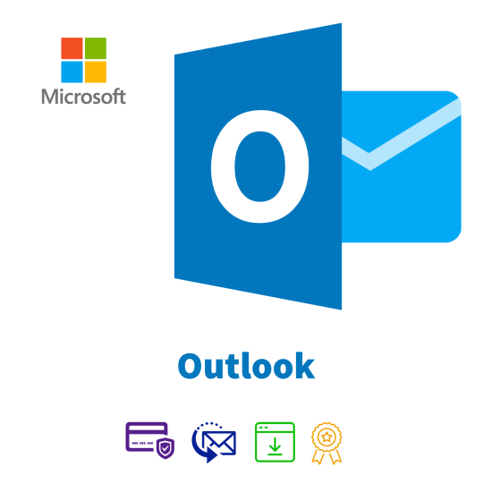 Microsoft Outlook 2016 5PC [Retail Online]